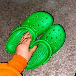 Green Crocs